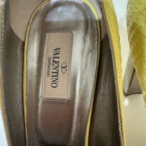 Valentino peep toe pumps